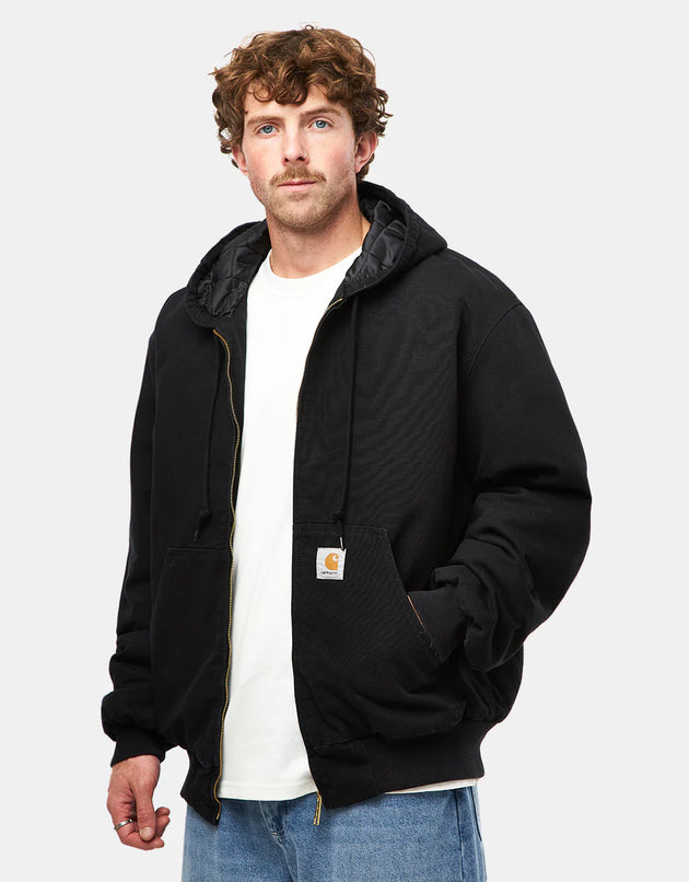 Carhartt WIP OG Active Jacket - Black 'Aged Canvas' (Winter)