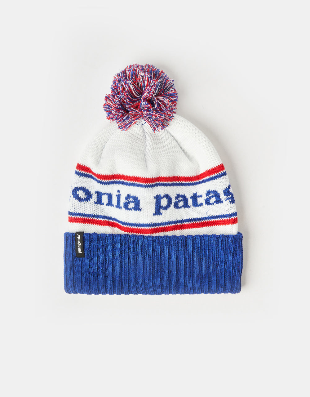 Bonnet Patagonia Powder Town - Park Stripe/Bleu Viking