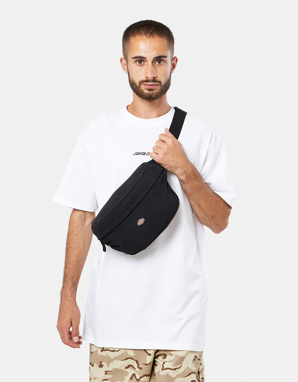 Dickies Duck Canvas Cross Body Bag - Black