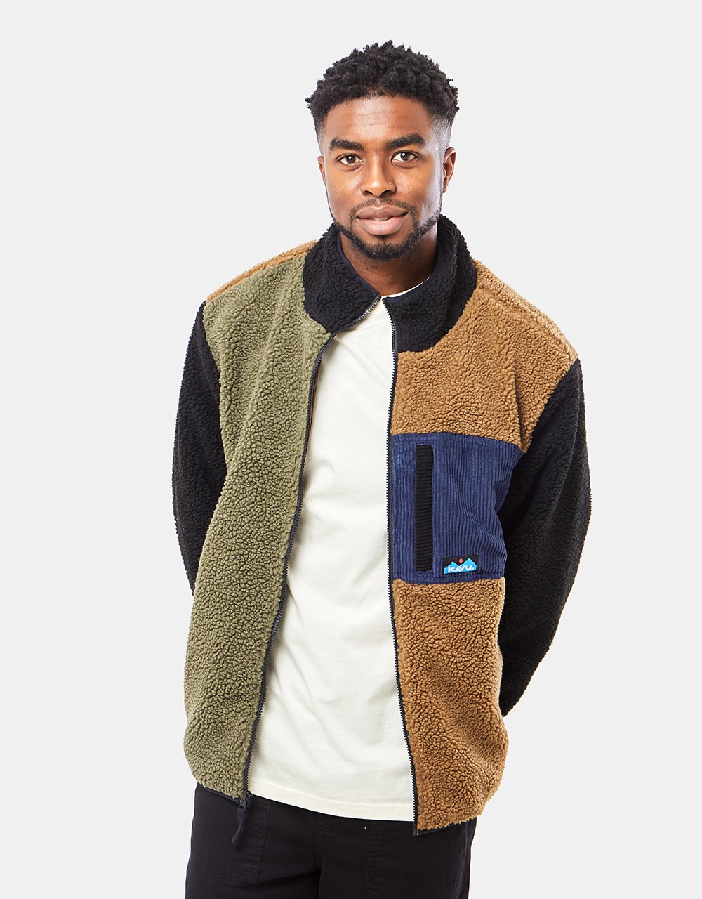 Kavu Wayside Fleece mit durchgehendem Reißverschluss – Brewed Up