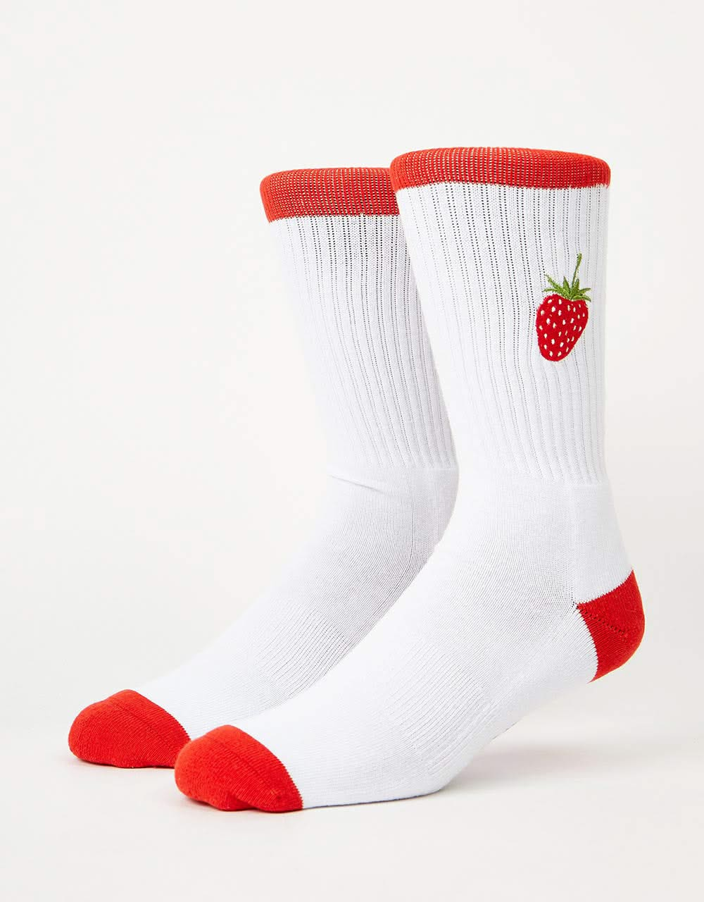 Route One Strawb Socks - White