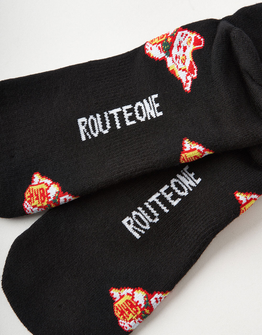 Route One Lucky Cat Socks - Black