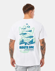 Route One Croak T-Shirt - White