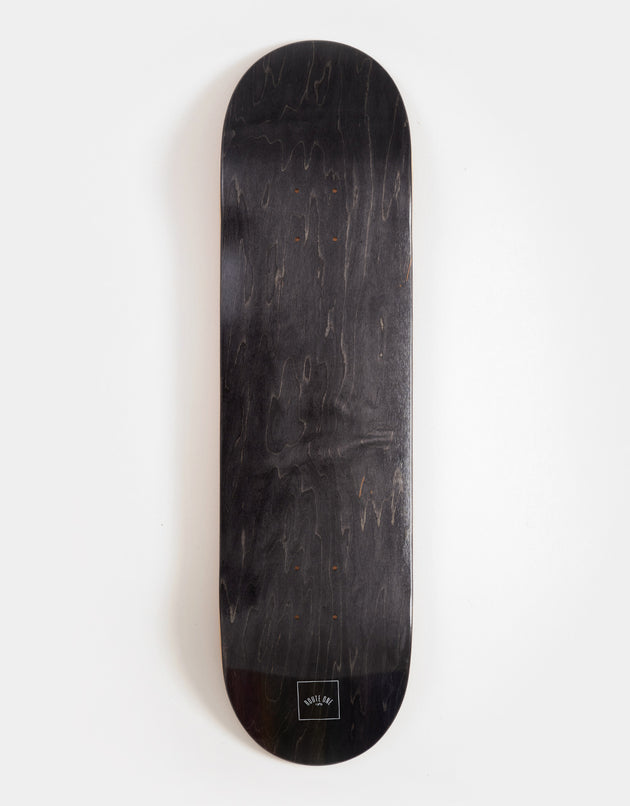 Route One Mini Logo 'OG Shape' Skateboard Deck - Black/White