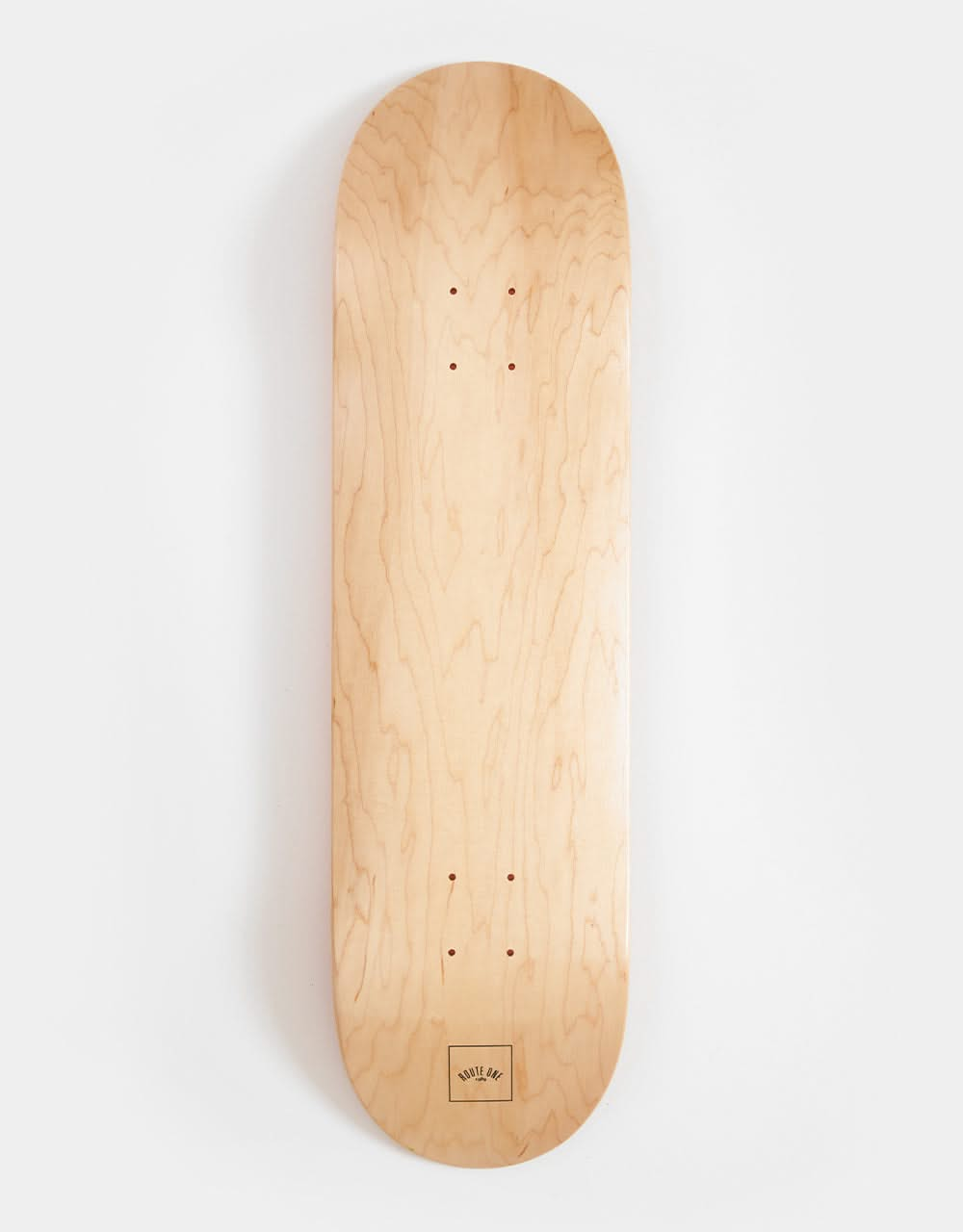 Route One Mini Logo 'OG Shape' Skateboard Deck - Natural/Black