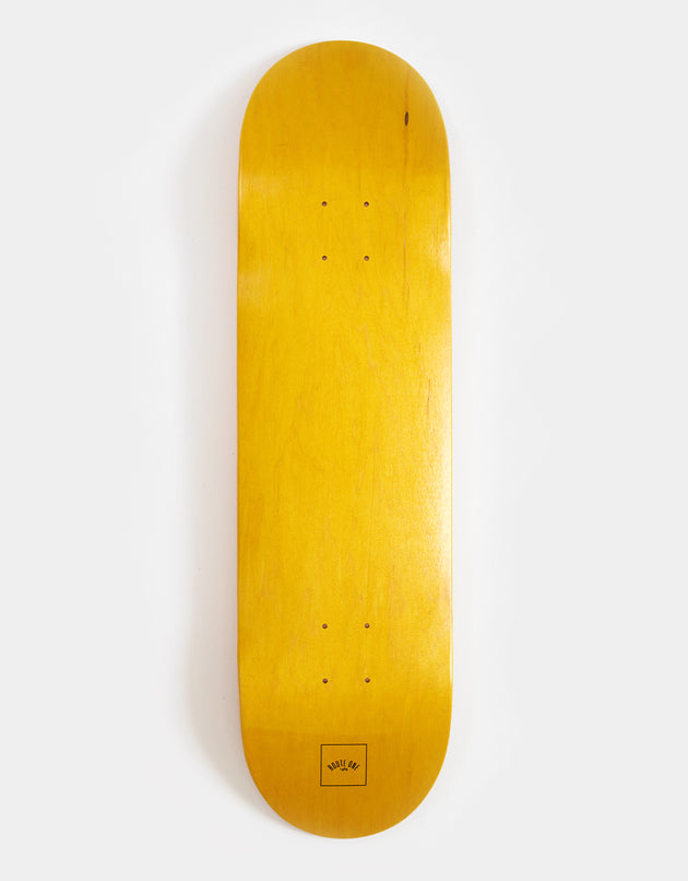 Route One Mini Logo 'OG Shape' Skateboard Deck - Yellow/Black