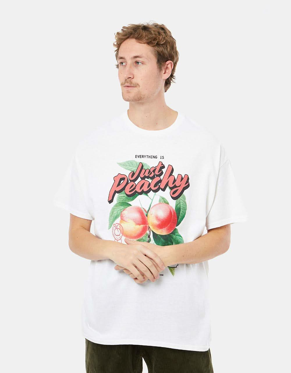 Route One Just Peachy T-Shirt - White