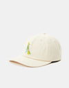 Obey Jaunt 6 Panel Strapback Cap - Unbleached