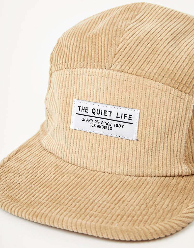 The Quiet Life Cord 5 Panel Cap - Tan