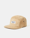 The Quiet Life Cord 5 Panel Cap - Tan