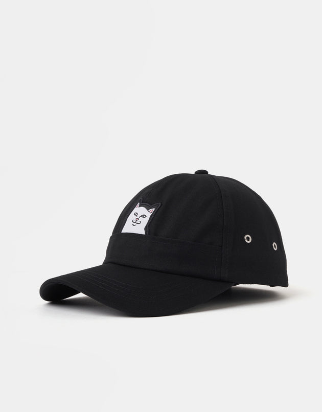 Gorra RIPNDIP Lord Nermal de 6 paneles - Negro