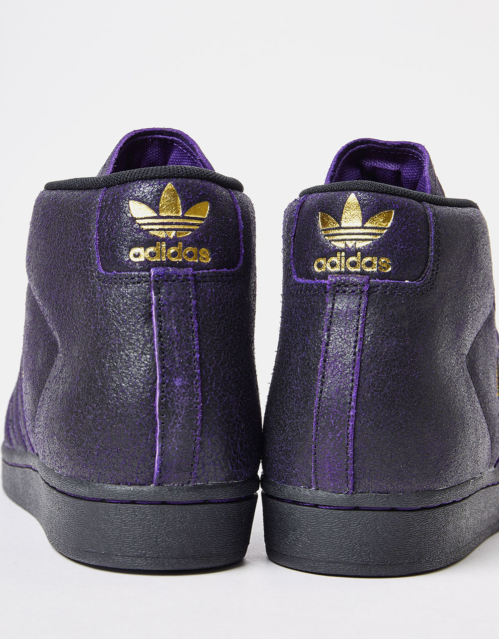 adidas x Kader Pro Model ADV Skate Shoes - Core Black/Core Black/Dark Purple