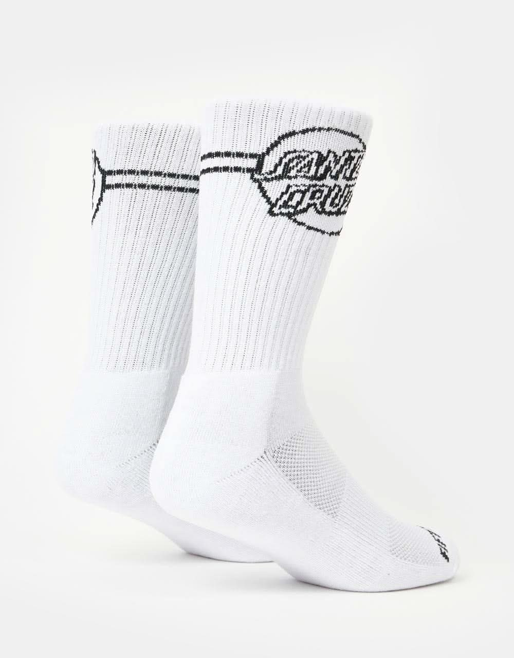 Santa Cruz 50th Opus Dot Sock - White