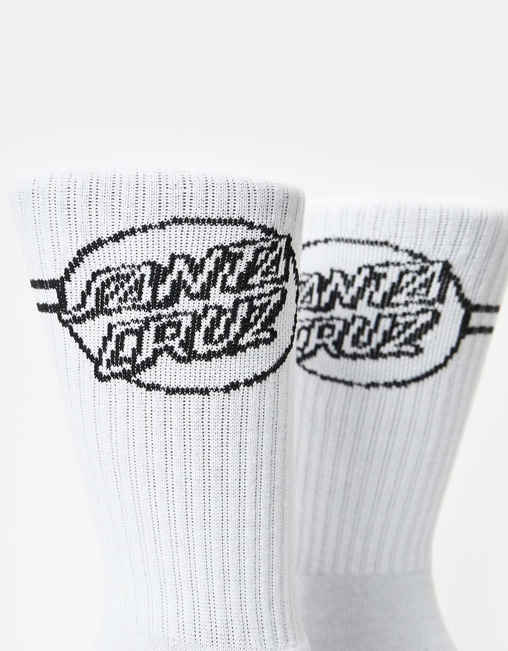 Santa Cruz 50th Opus Dot Sock - White