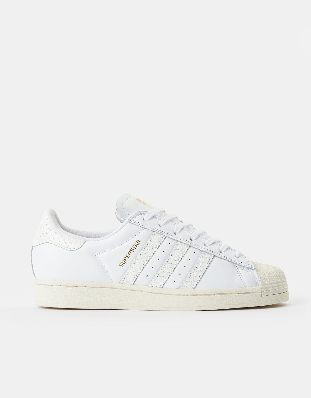 Chaussures de skate adidas Superstar ADV - Blanc/Blanc/Or métallisé