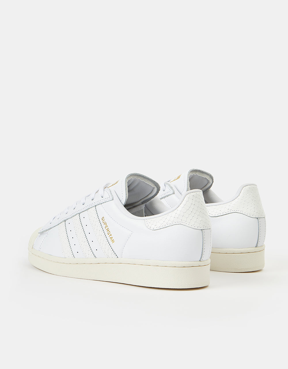 Chaussures de skate adidas Superstar ADV - Blanc/Blanc/Or métallisé