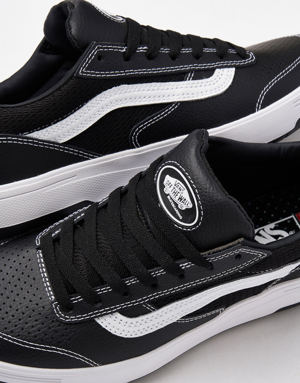 Vans Zahba Skate Shoes - Black/White