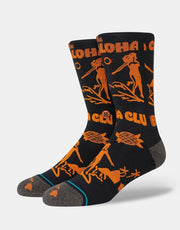 Stance Live Aloha Crew Socks - Washed Black