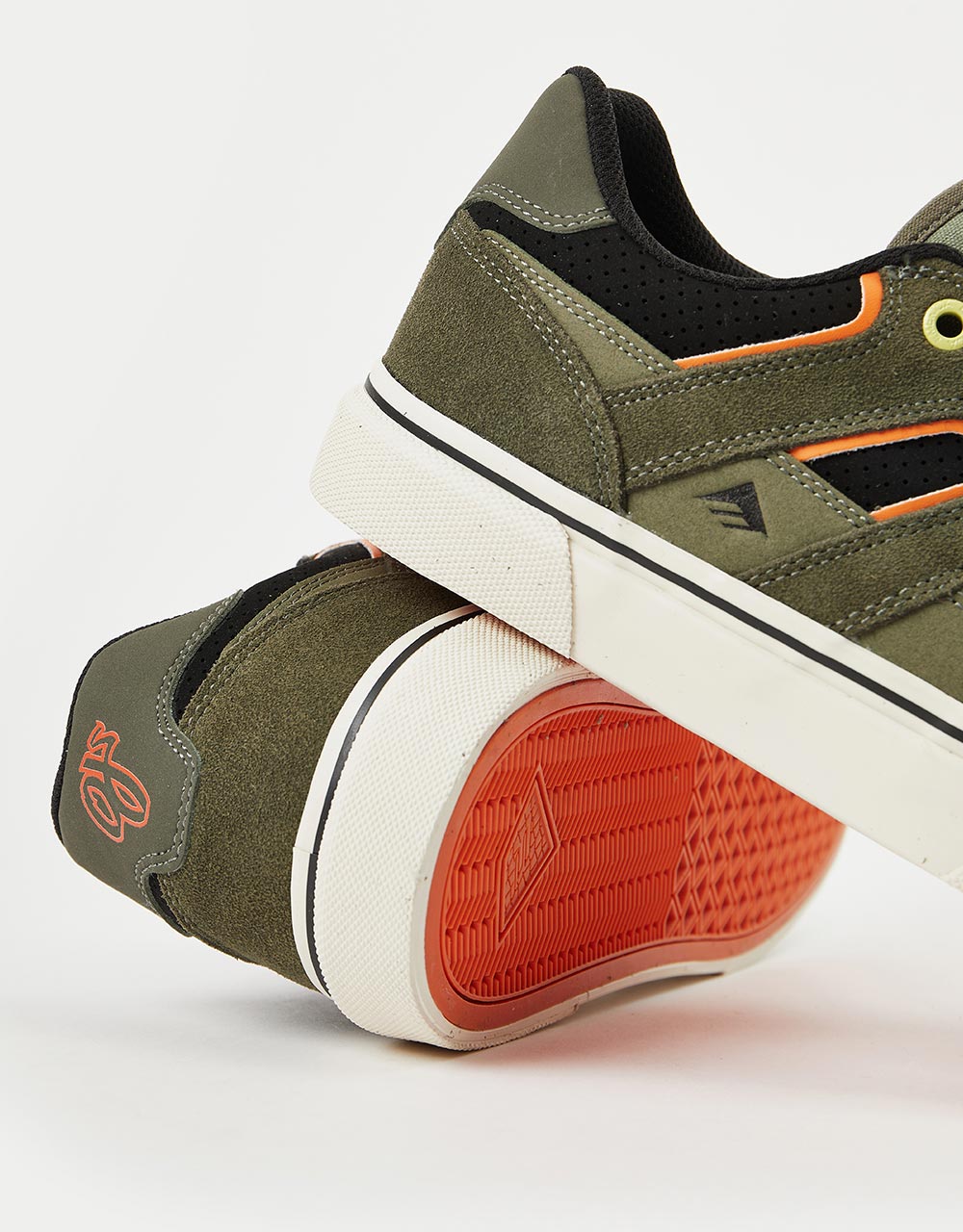 Emerica x OJ Tilt G6 Vulc Skateschuhe – Olivgrün