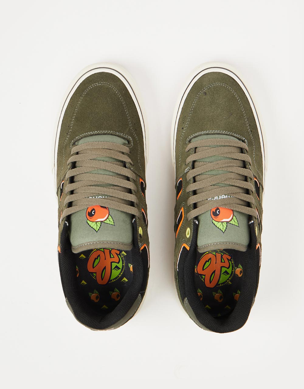 Emerica x OJ Tilt G6 Vulc Skate Shoes - Olive