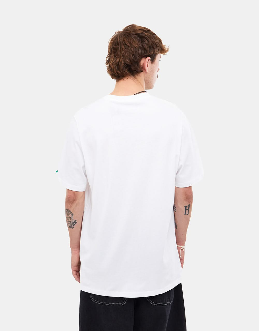 adidas Shmoo Logo T-Shirt - White/Court Green