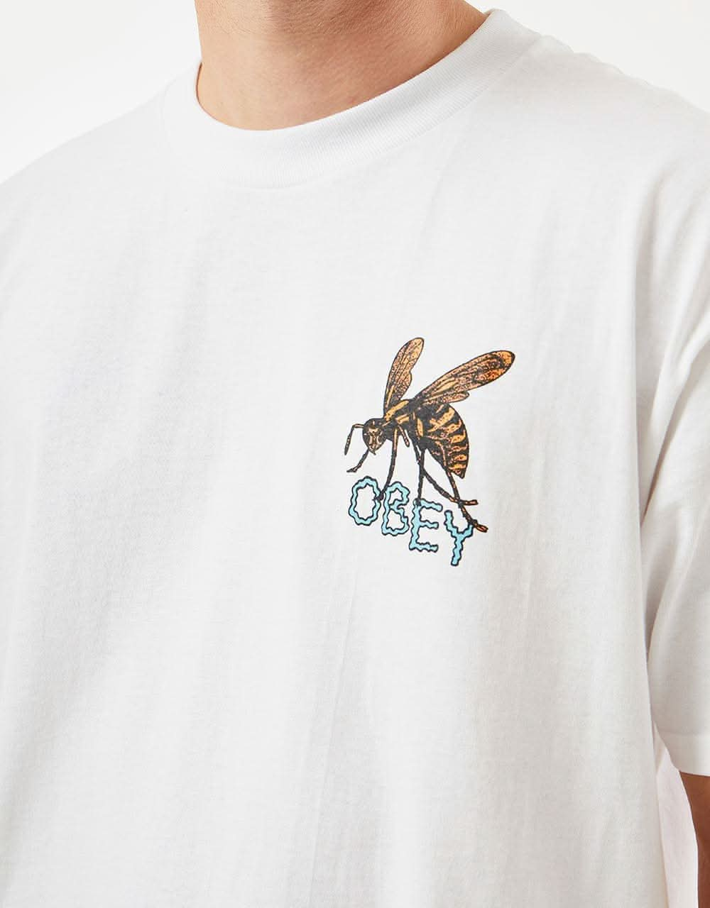 Obey Honey Bee Classic T-Shirt - White