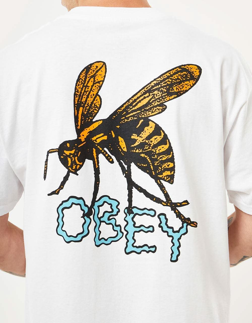 Obey Honey Bee Classic T-Shirt - White