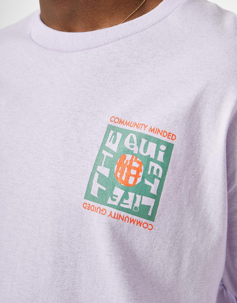 The Quiet Life Community Minded T-Shirt - Lavendar