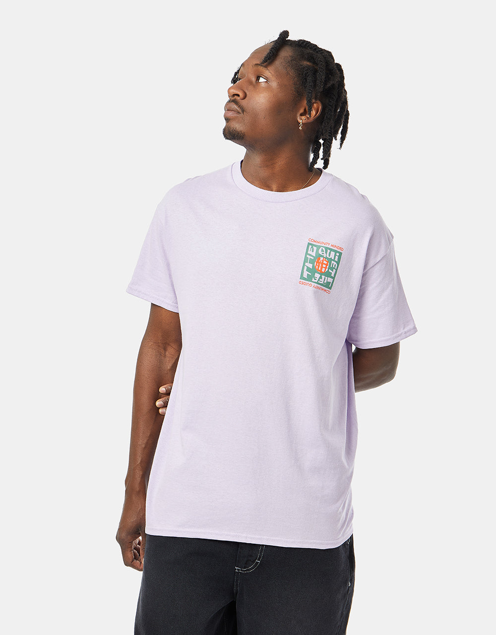 The Quiet Life Community Minded T-Shirt - Lavendar