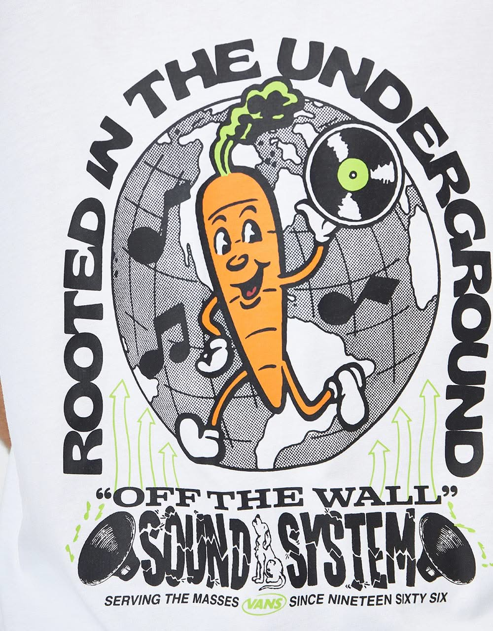 Vans Rooted Sound T-Shirt - White