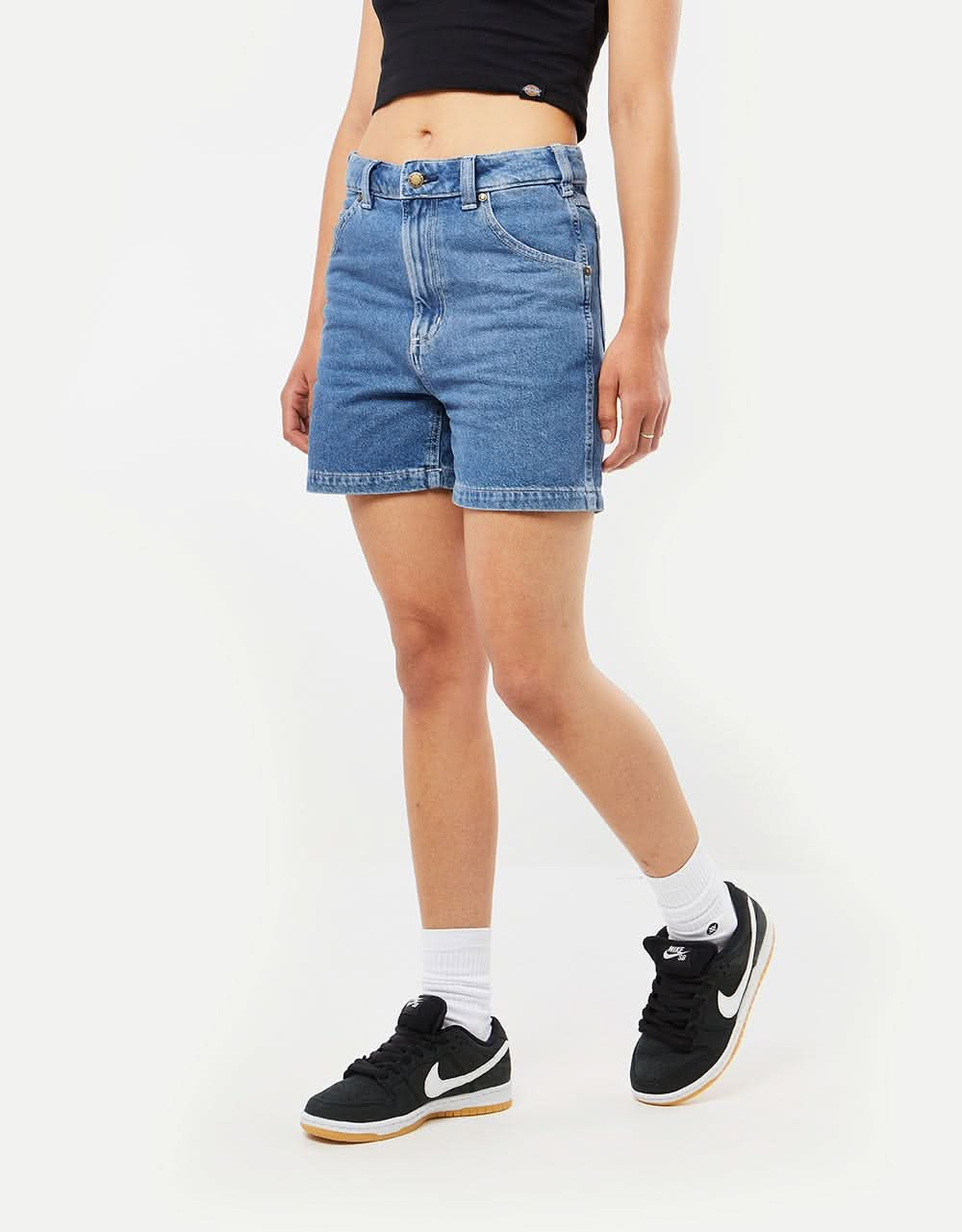 Dickies Womens Denim Short - Classic Blue