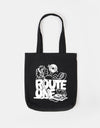 Route One Recycled Face The Music Tote Bag - Black