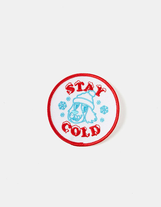 Patch brodé Route One Stay Cold - Blanc