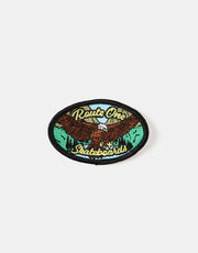 Route One Golden Eagle Embroidered Patch - Green