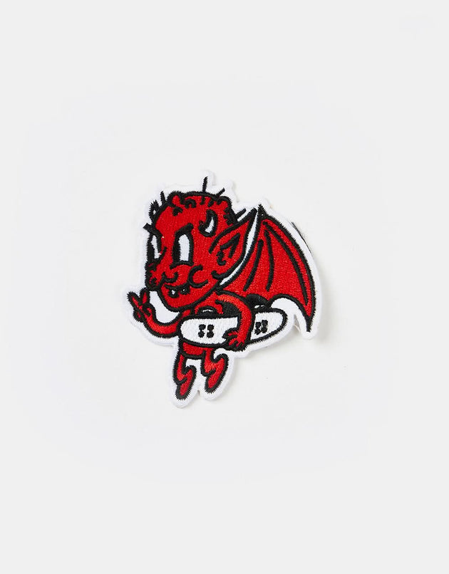 Route One Gargoyle Embroidered Patch - Red