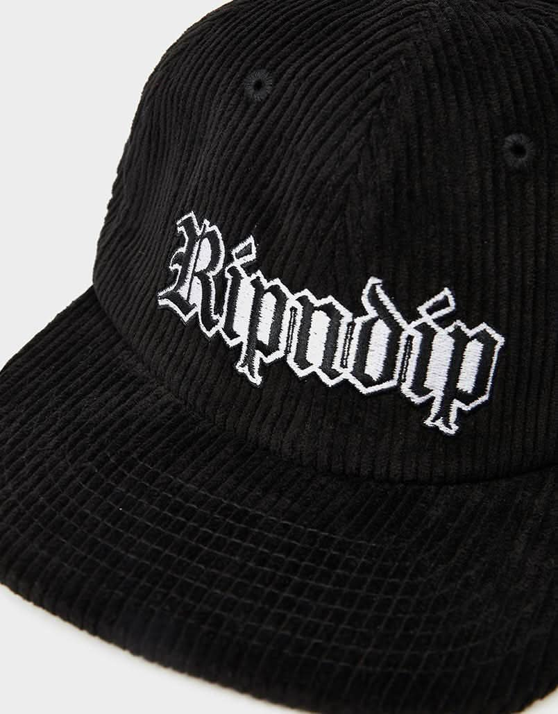 RIPNDIP Lord Savior Nerm Corduroy Cap - Black