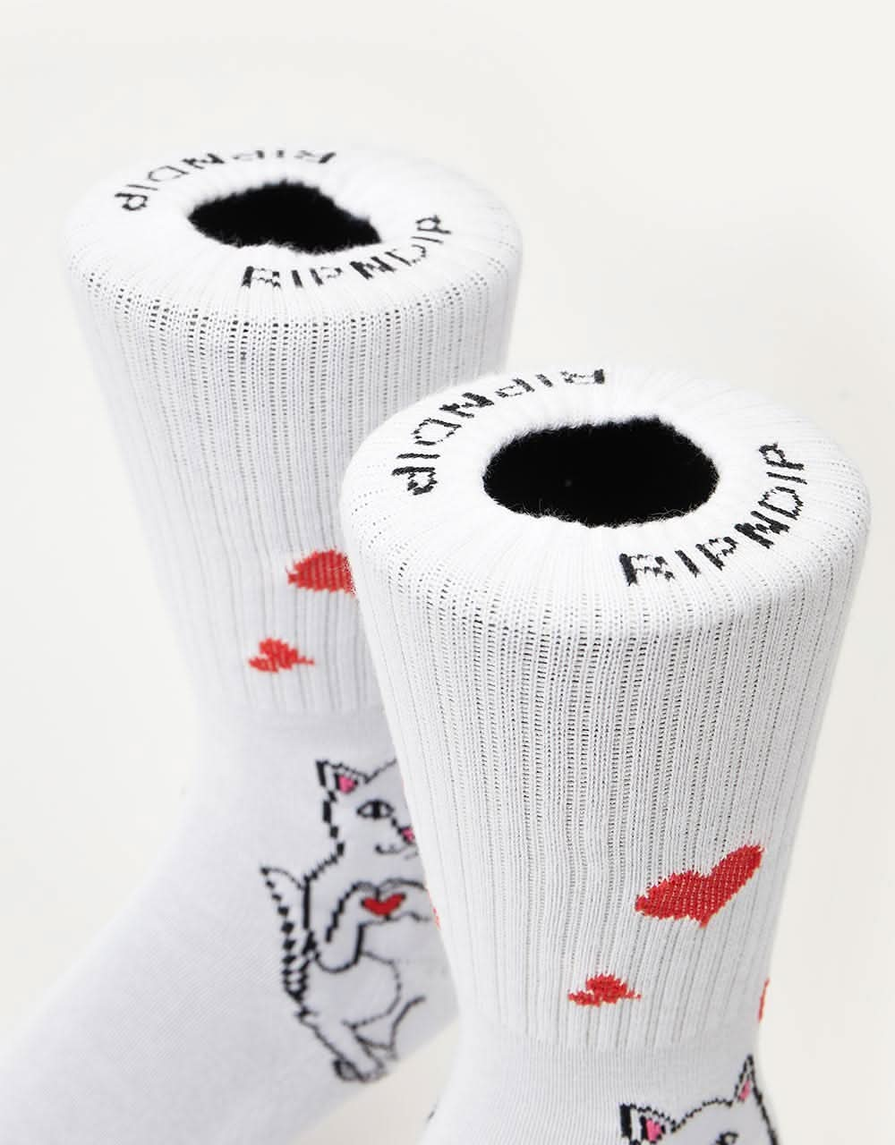 RIPNDIP Nermal Loves Socks - White