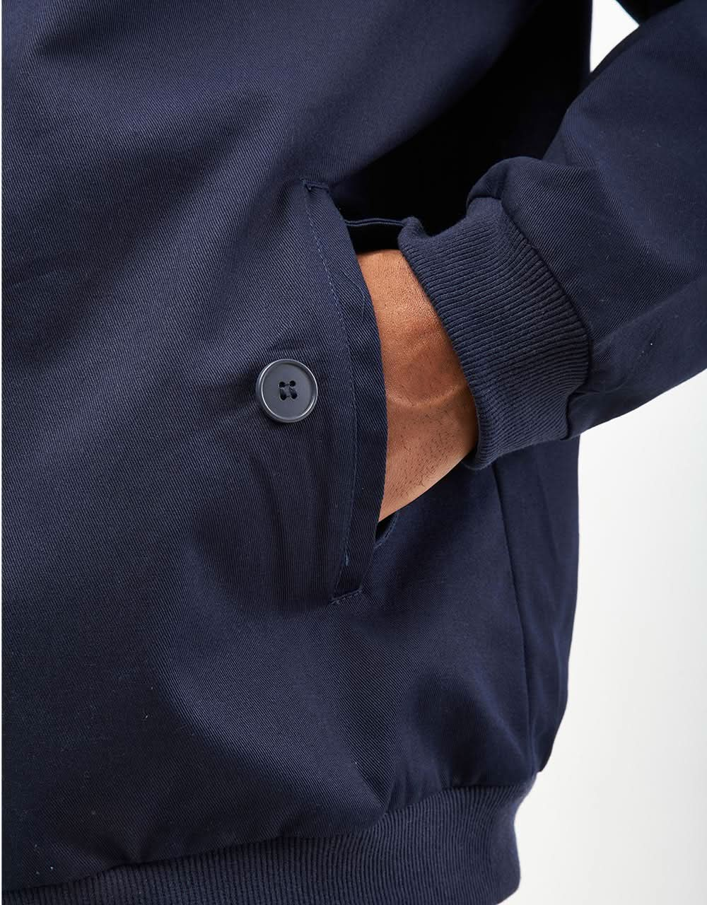 Route One Harrington Jacket - Navy