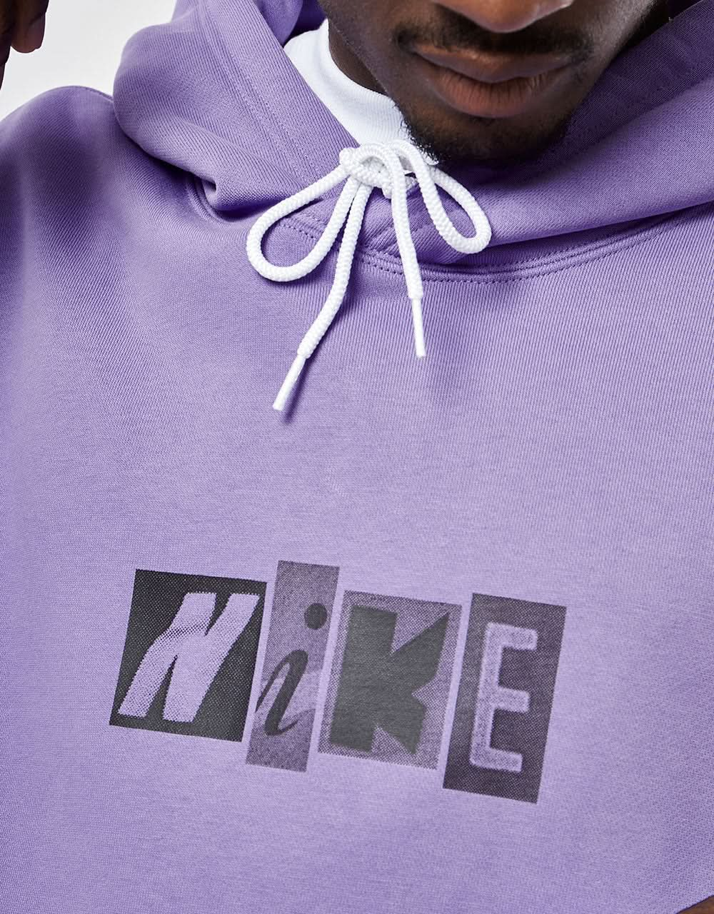 Nike SB Copyshop Letters Pullover Hoodie - Space Purple