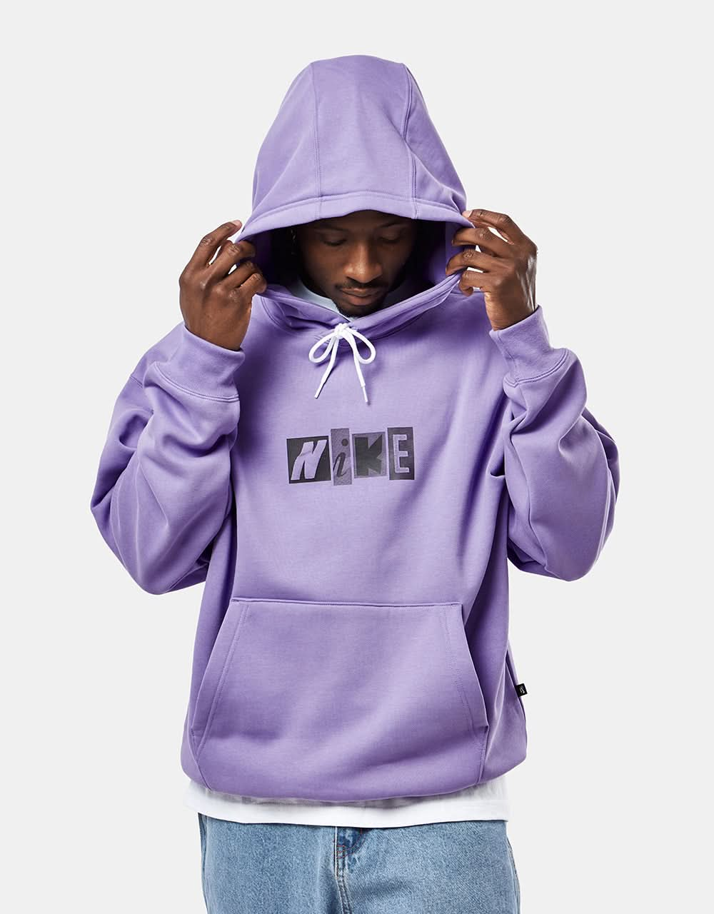 Nike SB Copyshop Letters Pullover Hoodie - Space Purple