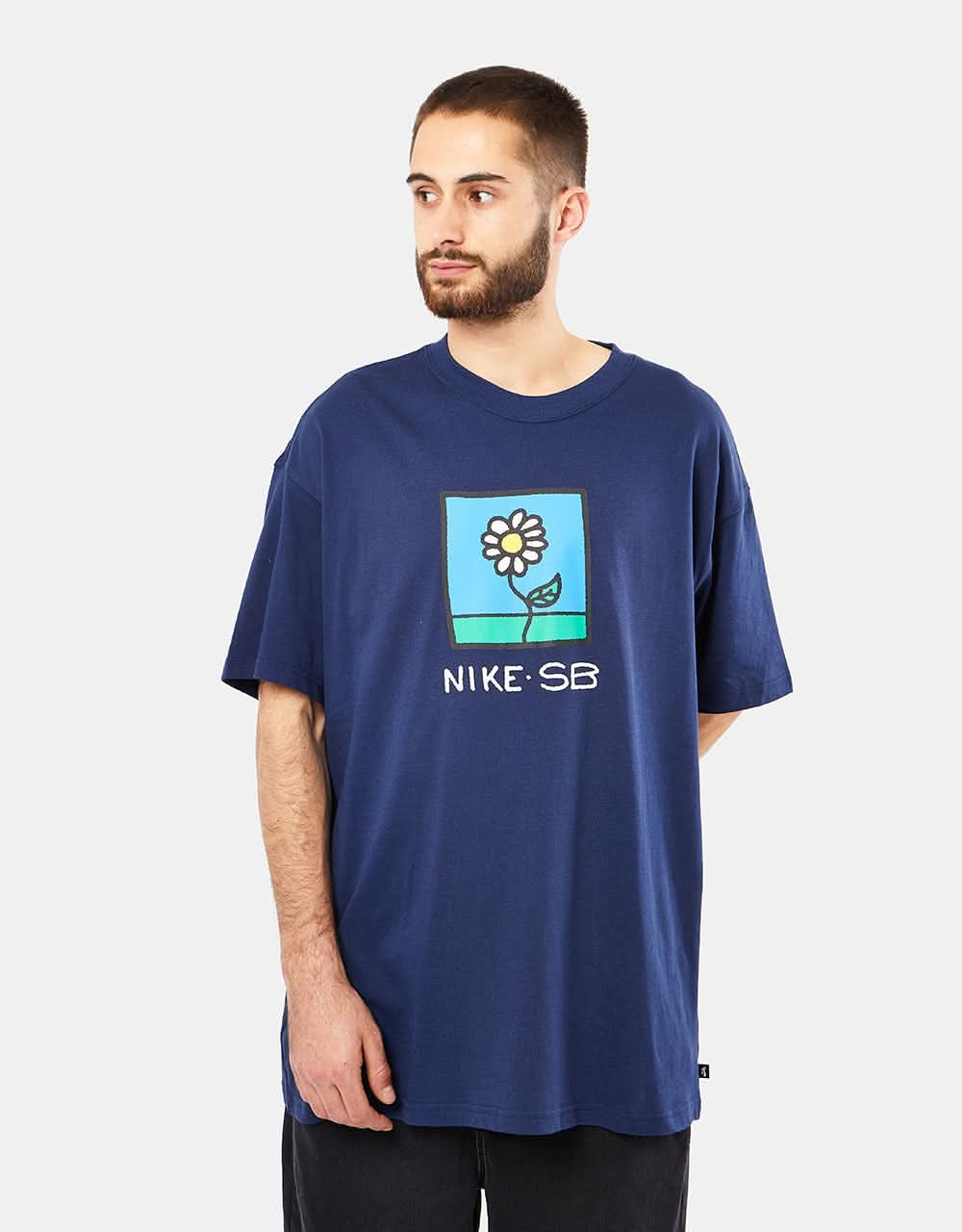 Nike SB Daisy T-Shirt - Midnight Navy