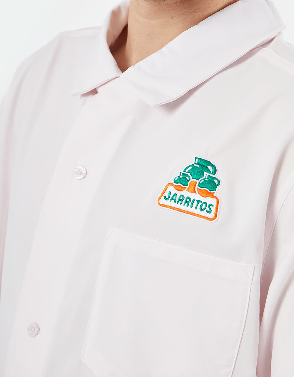 Nike SB x Jarritos Bowling Button Up Shirt - Pearl Pink