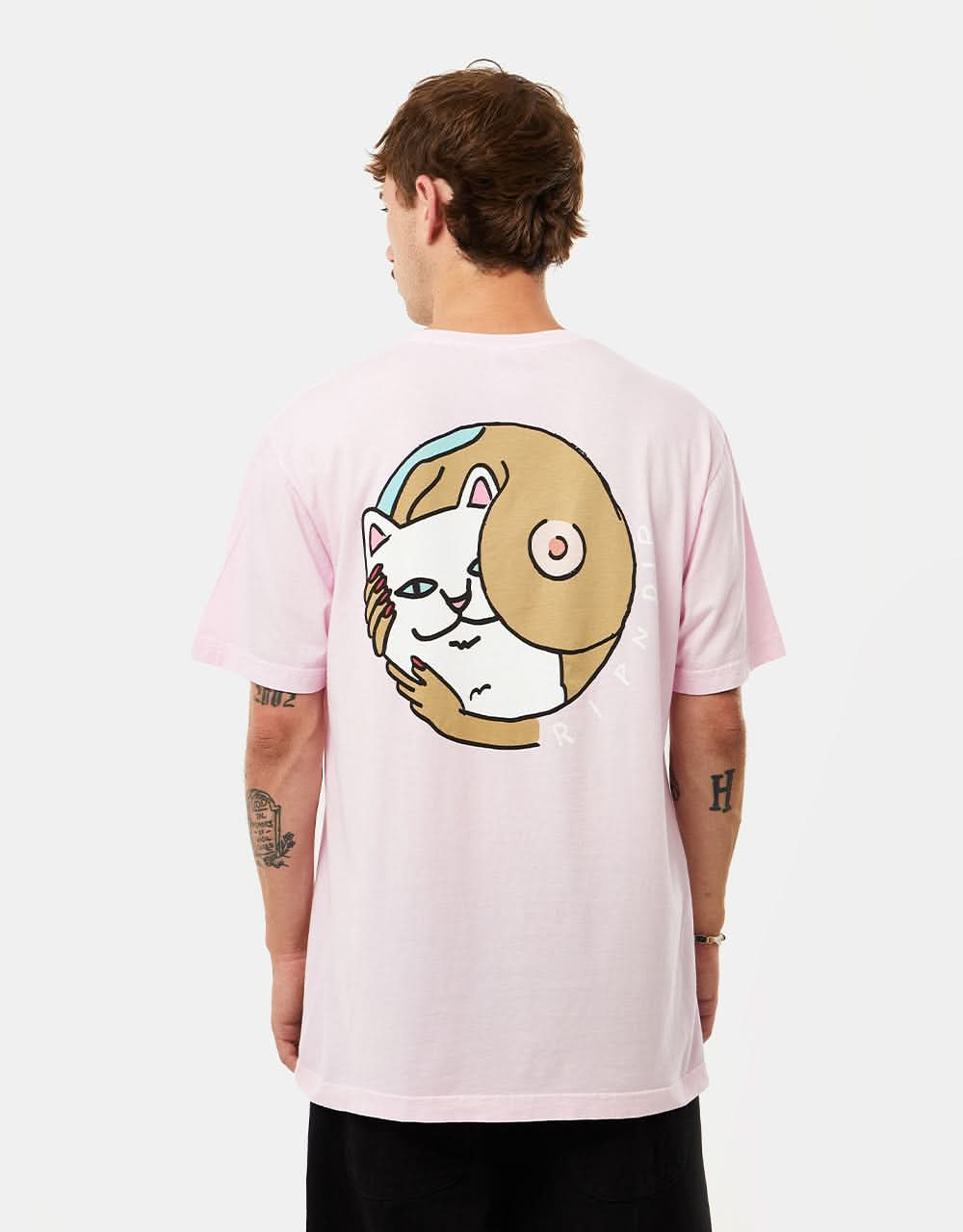 RIPNDIP Must Be Nice Boobies T-Shirt - Light Pink