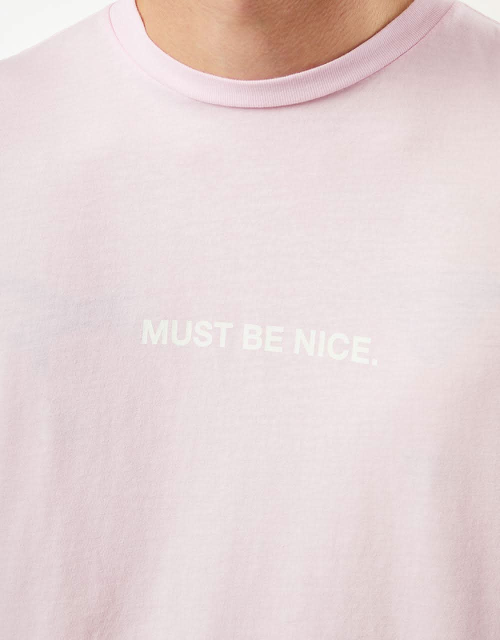 RIPNDIP Must Be Nice Boobies T-Shirt - Light Pink