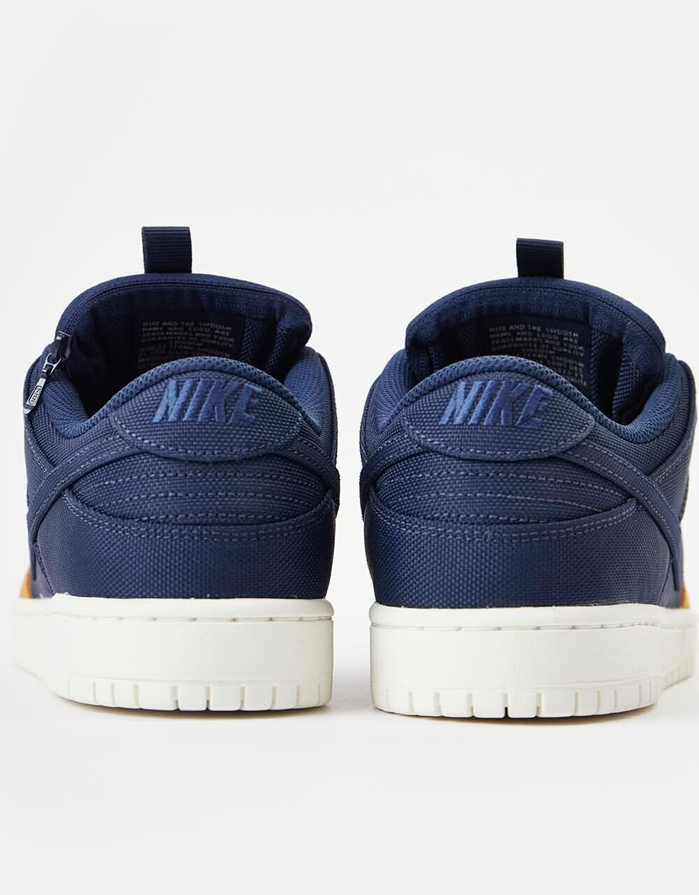 Nike SB Dunk Low Pro Premium Skateschuhe – Midnight Navy/Midnight Navy-Desert