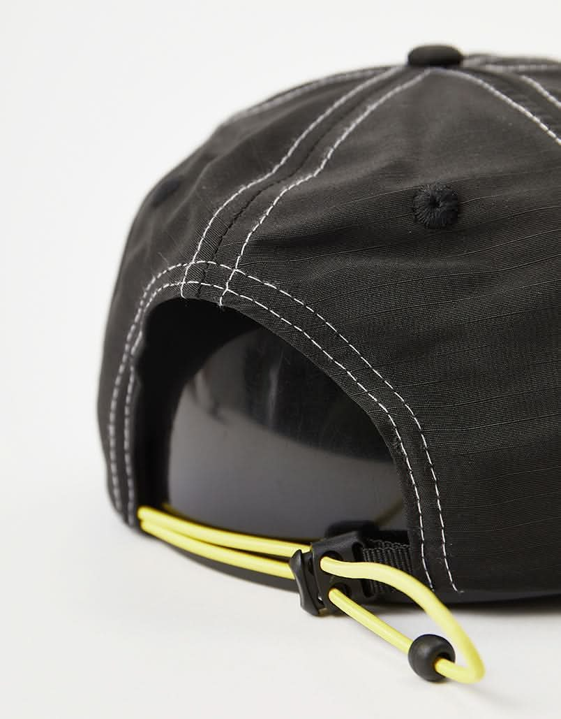 Butter Goods Terrain Contrast 6 Panel Cap - Black