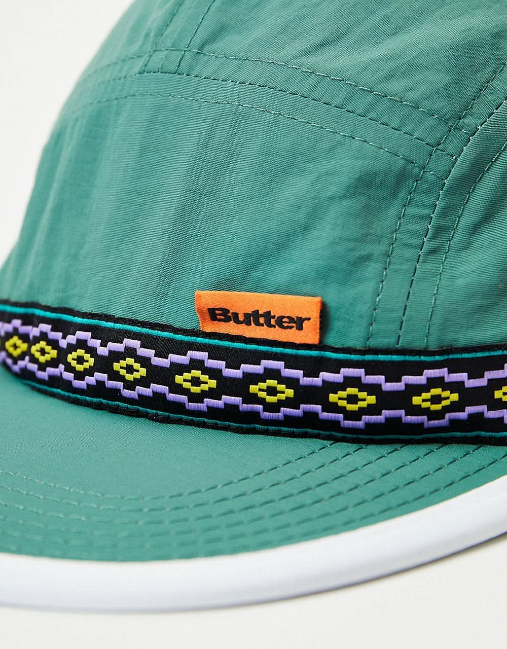 Butter Goods Trek 5 Panel Cap - Dark Sage