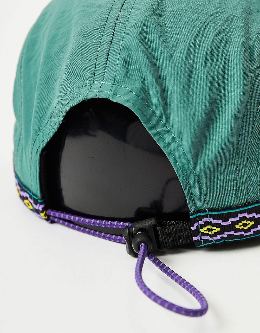 Butter Goods Trek 5 Panel Cap - Dark Sage