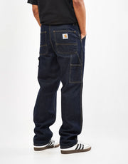 Pantalon Carhartt WIP Single Knee - Bleu (rincé)