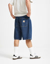 Short Carhartt WIP Brandon - Bleu (Stone Washed)